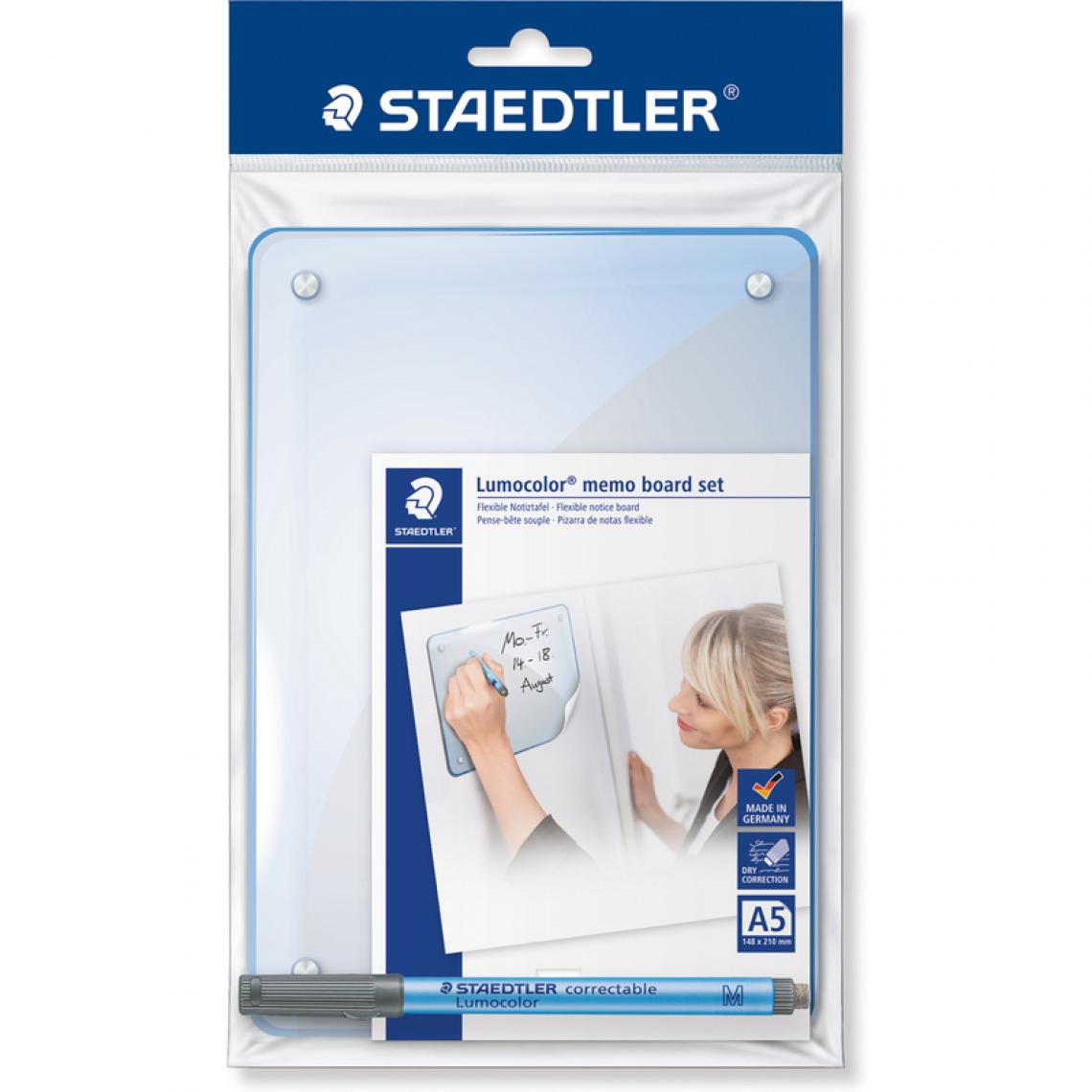 Staedtler - STAEDTLER Kit Memo Board Lumocolor, tableau de note: A5 () - Visserie