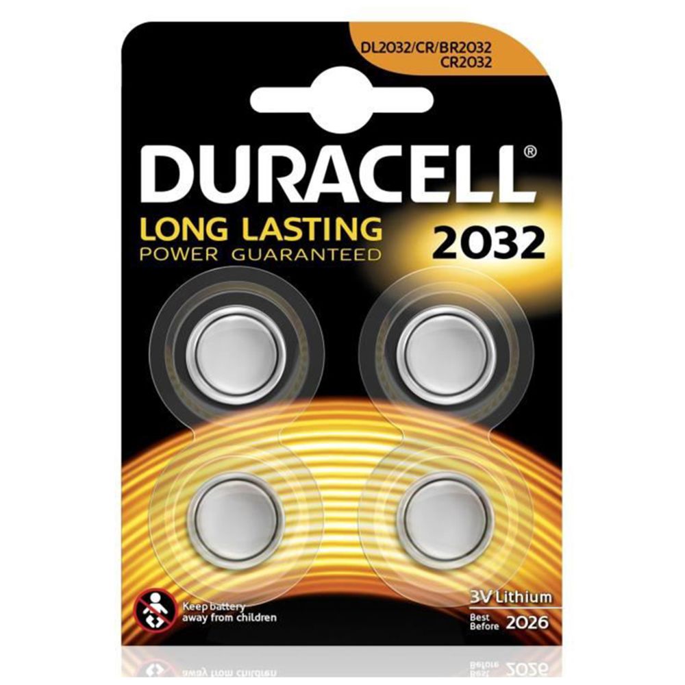 Duracell - DURACELL Pile Speciale 2032 X4 - Piles rechargeables
