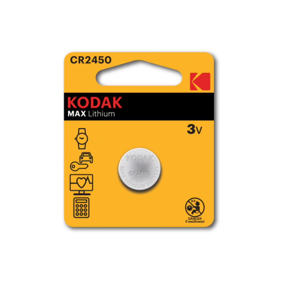 Kodak - KODAK - Pile - Ultra Lithium - CR 2450 - à l'unité-- - Piles standard