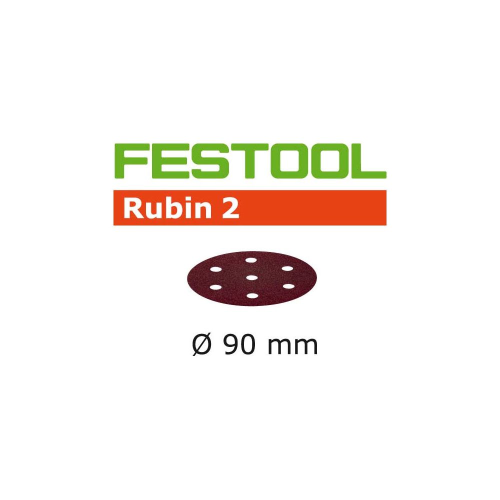Festool - Lot de 50 abrasifs stickfix Ø90mm pour bois STF D90/6 P150 RU2/50 FESTOOL 499082 - Accessoires brossage et polissage