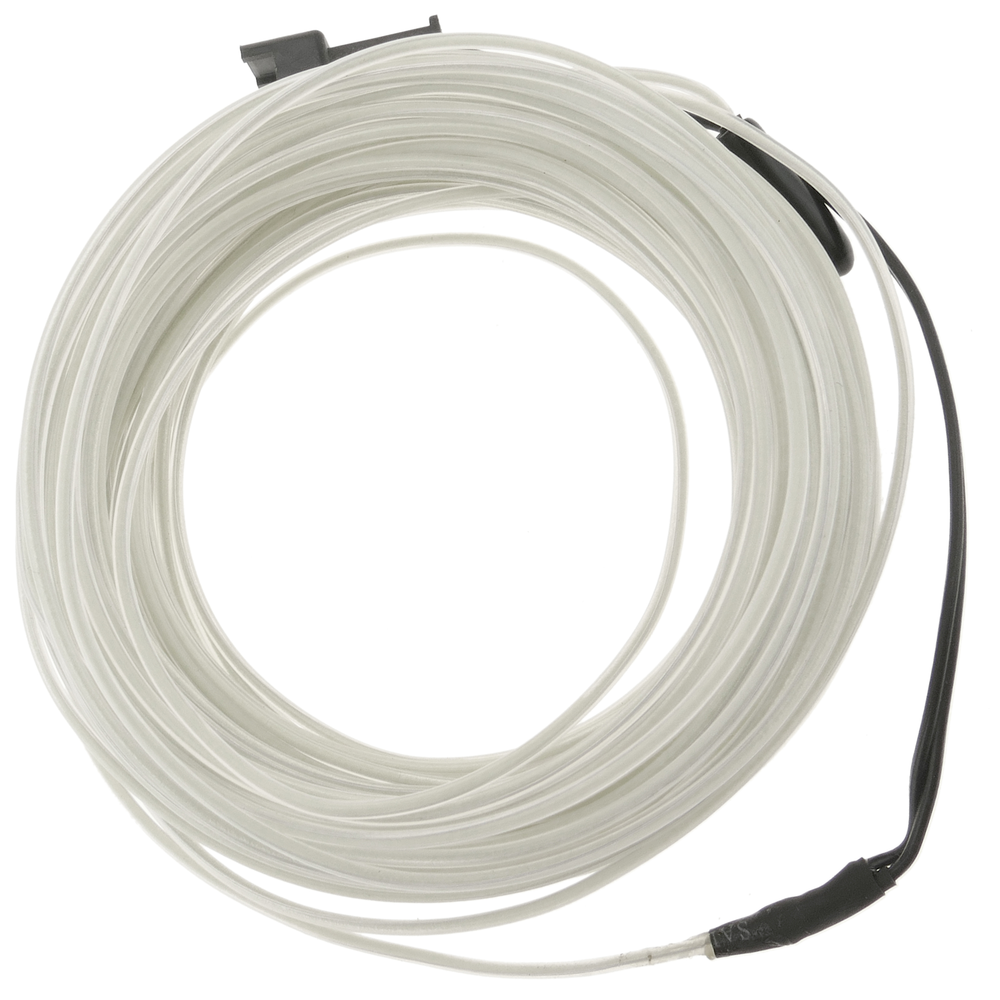 Bematik - Câble transparent blanc bobine de 10m électroluminescent de 2.3mm connecté à 220VAC - Fils et câbles électriques