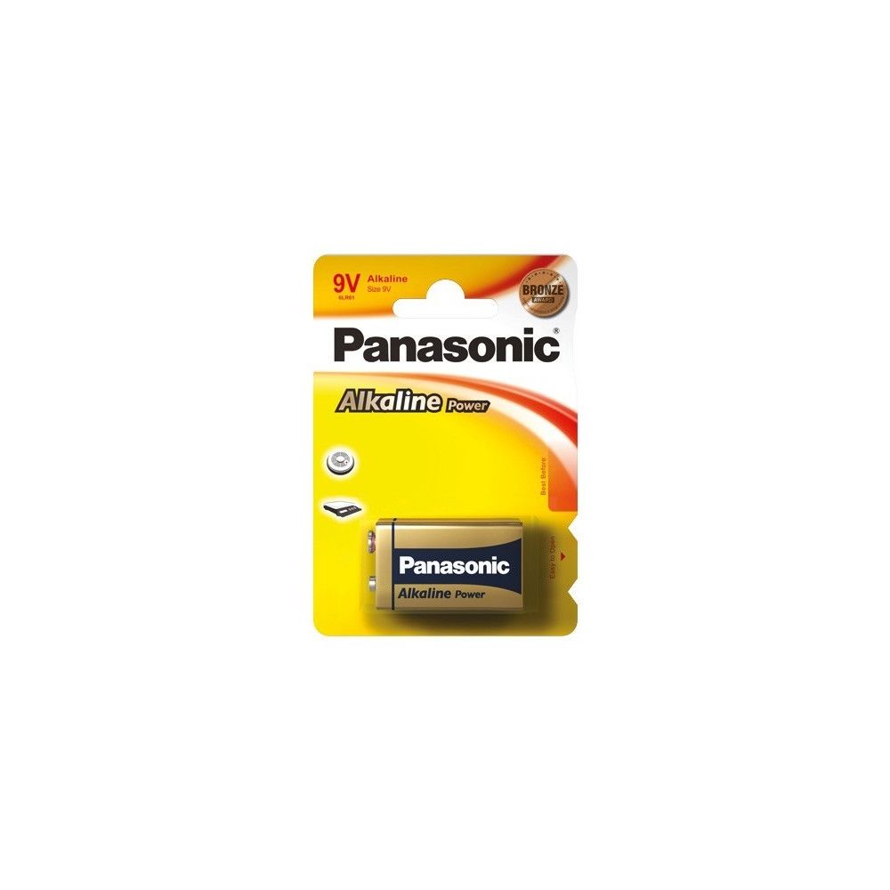Panasonic - Rasage Electrique - 6 LR 61 PAP 1-BL Panasonic alcaline POW - Piles rechargeables