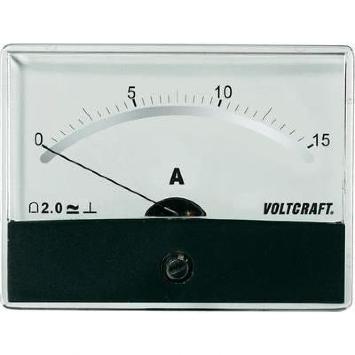 Voltcraft - Instrument de mesure analogique à encastrer AM-86X65/15A/DC VOLTCRAFT - Appareils de mesure