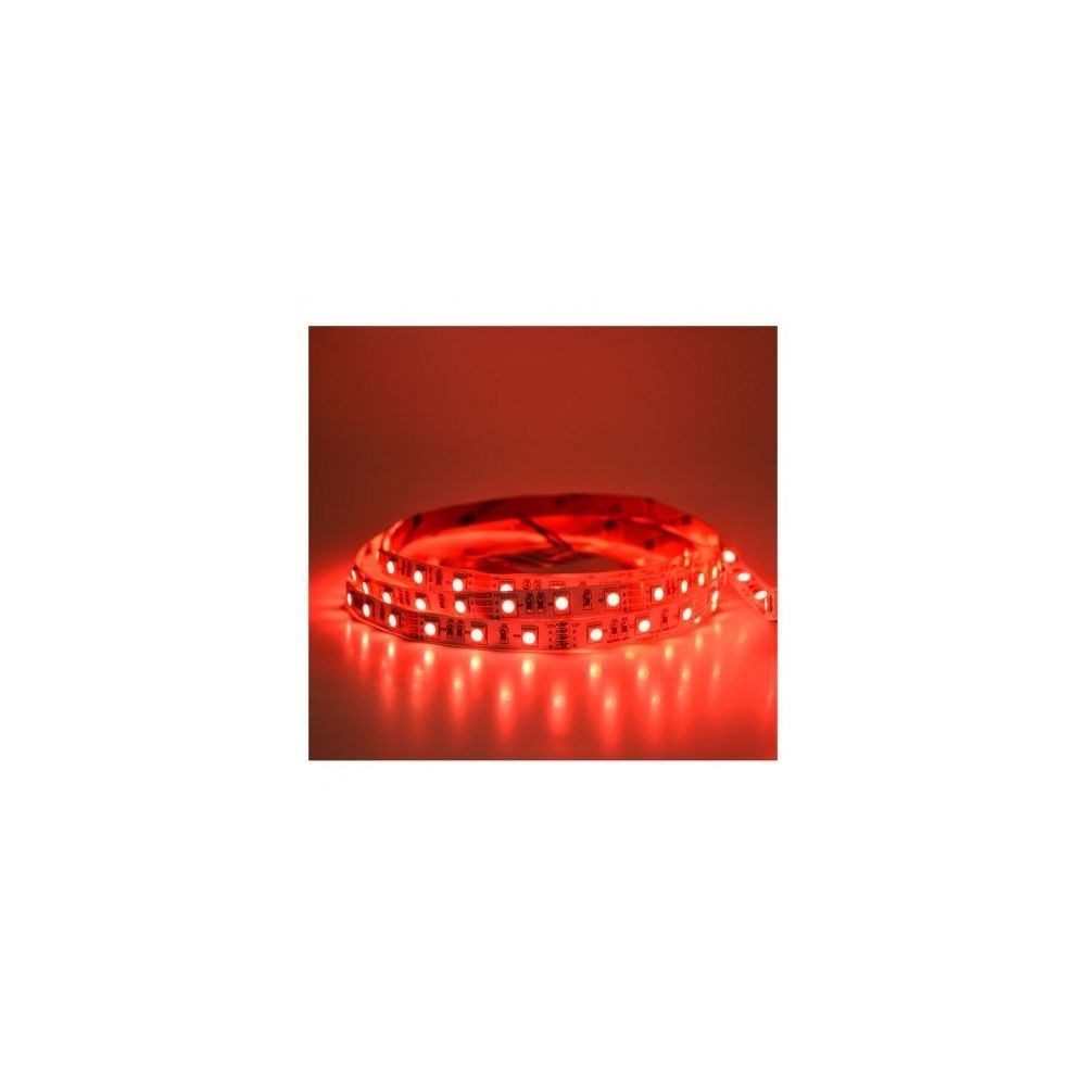 Vision-El - Bandeau LED Rouge 5 m 60 LED/m 14.4W/M IP20 12V - Ampoules LED