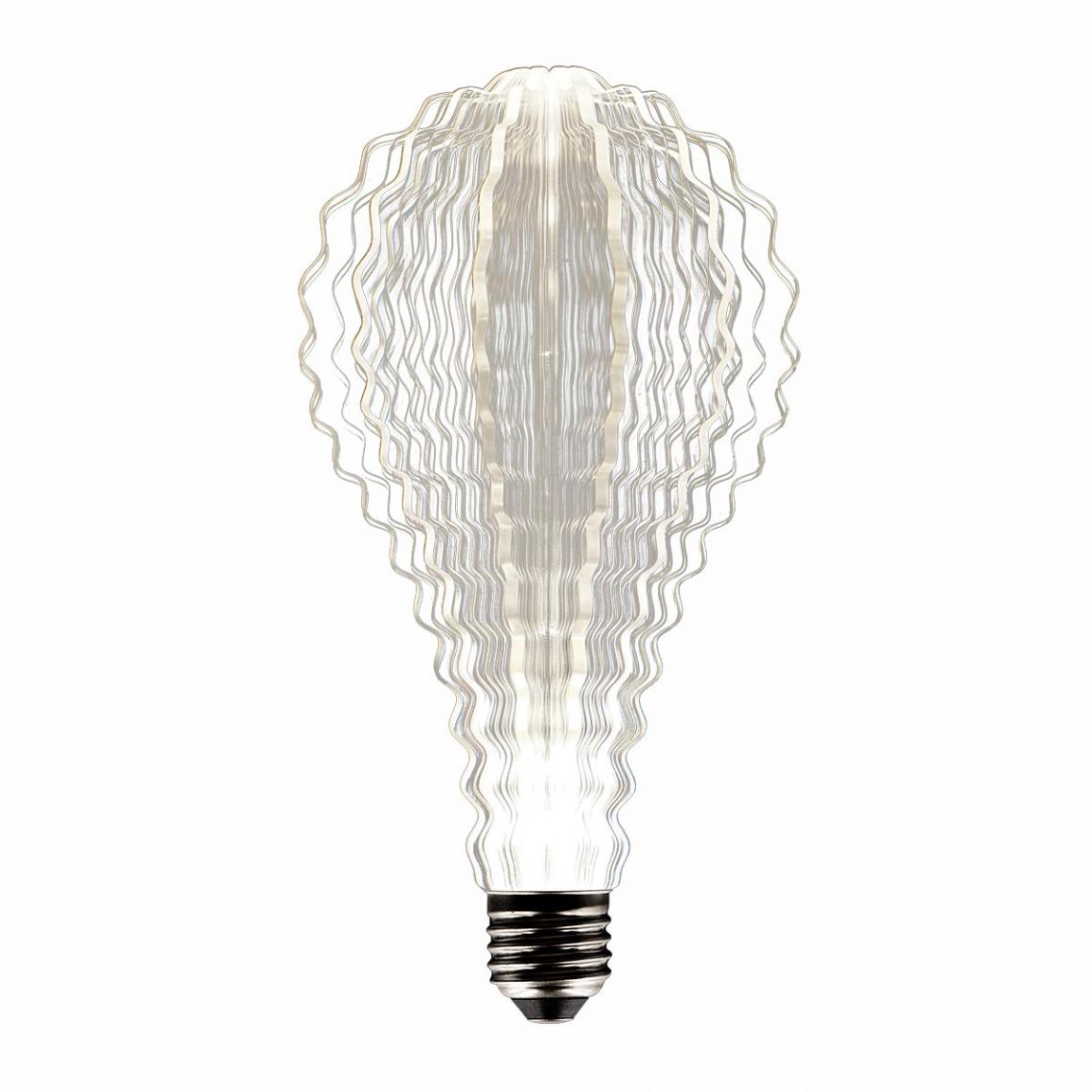 In The Loop - Ampoule LED décorative SWEET WAVY Transparent Aluminium E27 - Ampoules LED