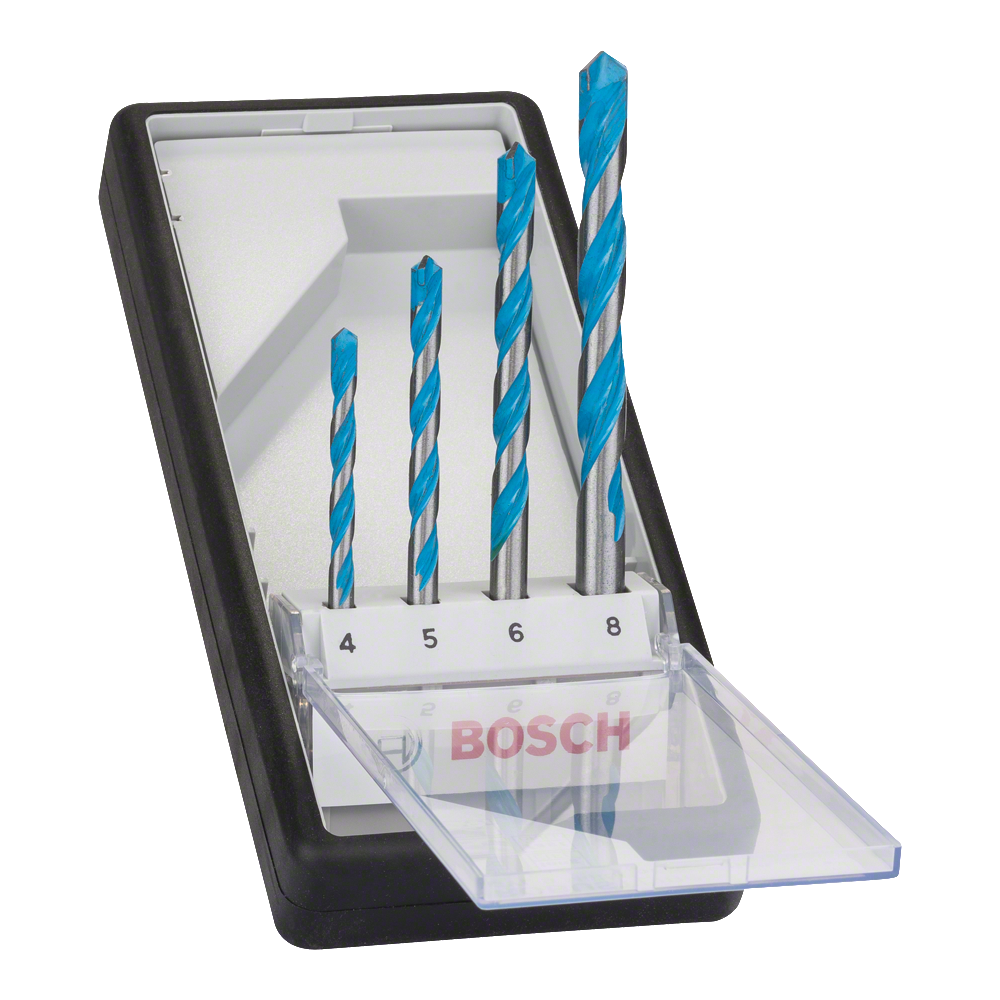Bosch - Coffret de 4 forets RobustLine CYL-9 de diamètre 4 à 8mm 2607010521 - Mètres
