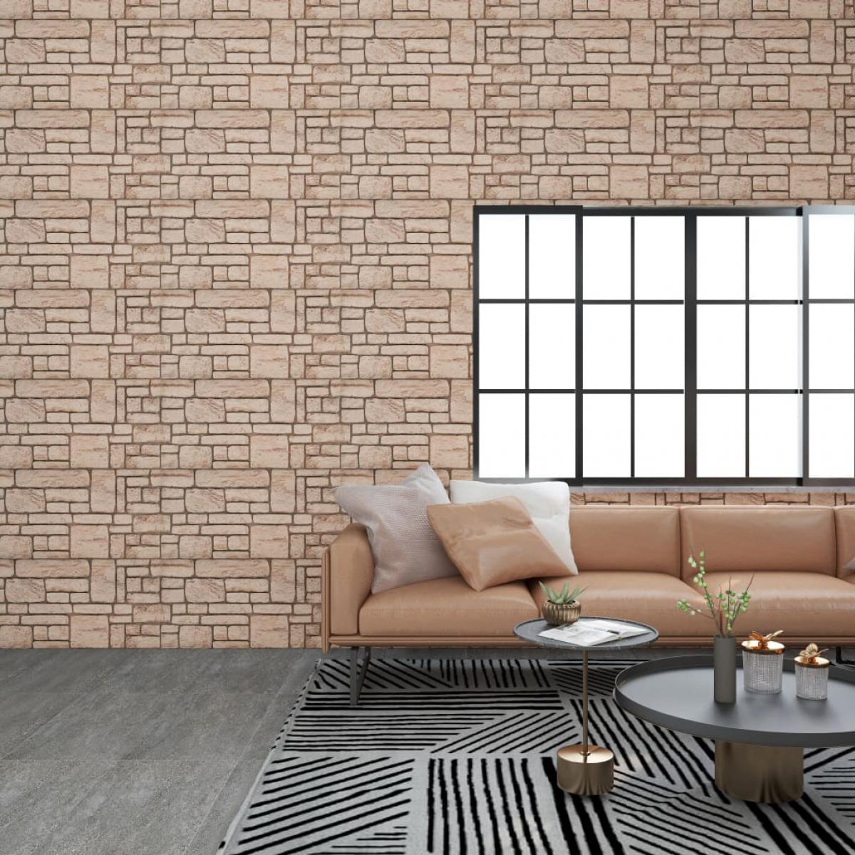 Vidaxl - vidaXL Panneaux muraux 3D avec design de brique beige 11 pcs EPS - Lambris