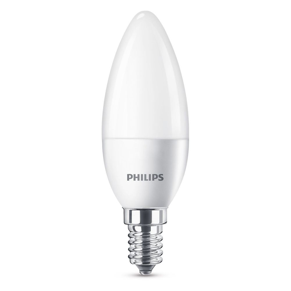Philips - Ampoule flamme LED 40W, E14 blanc - Ampoules LED
