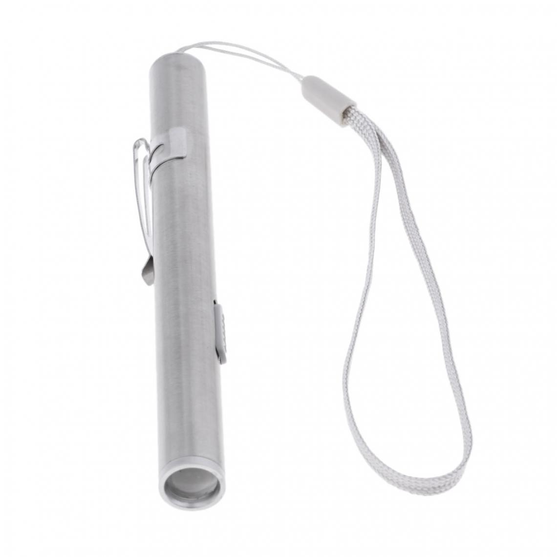 NC - Rechargeable Mini LED Stylo Lumière Double Lampe Perle Lampe De Poche Extérieure - Lampes portatives sans fil