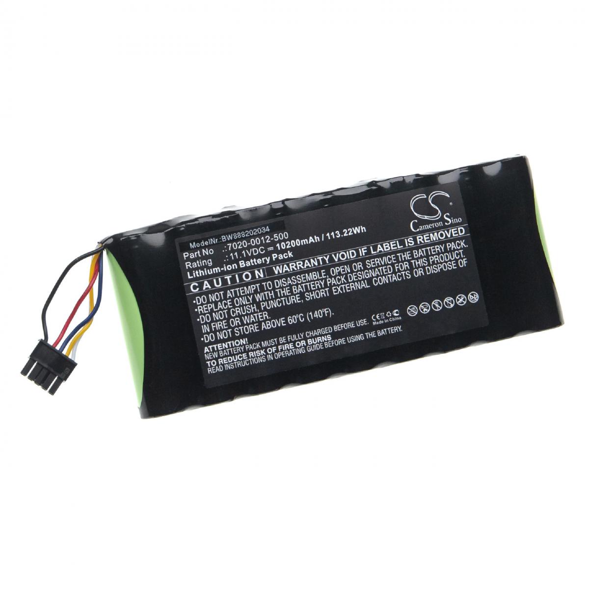 Vhbw - vhbw Batterie remplacement pour Aeroflex 7020-0012-500 pour outil de mesure (10200mAh, 11,1V, Li-Ion) - Piles rechargeables