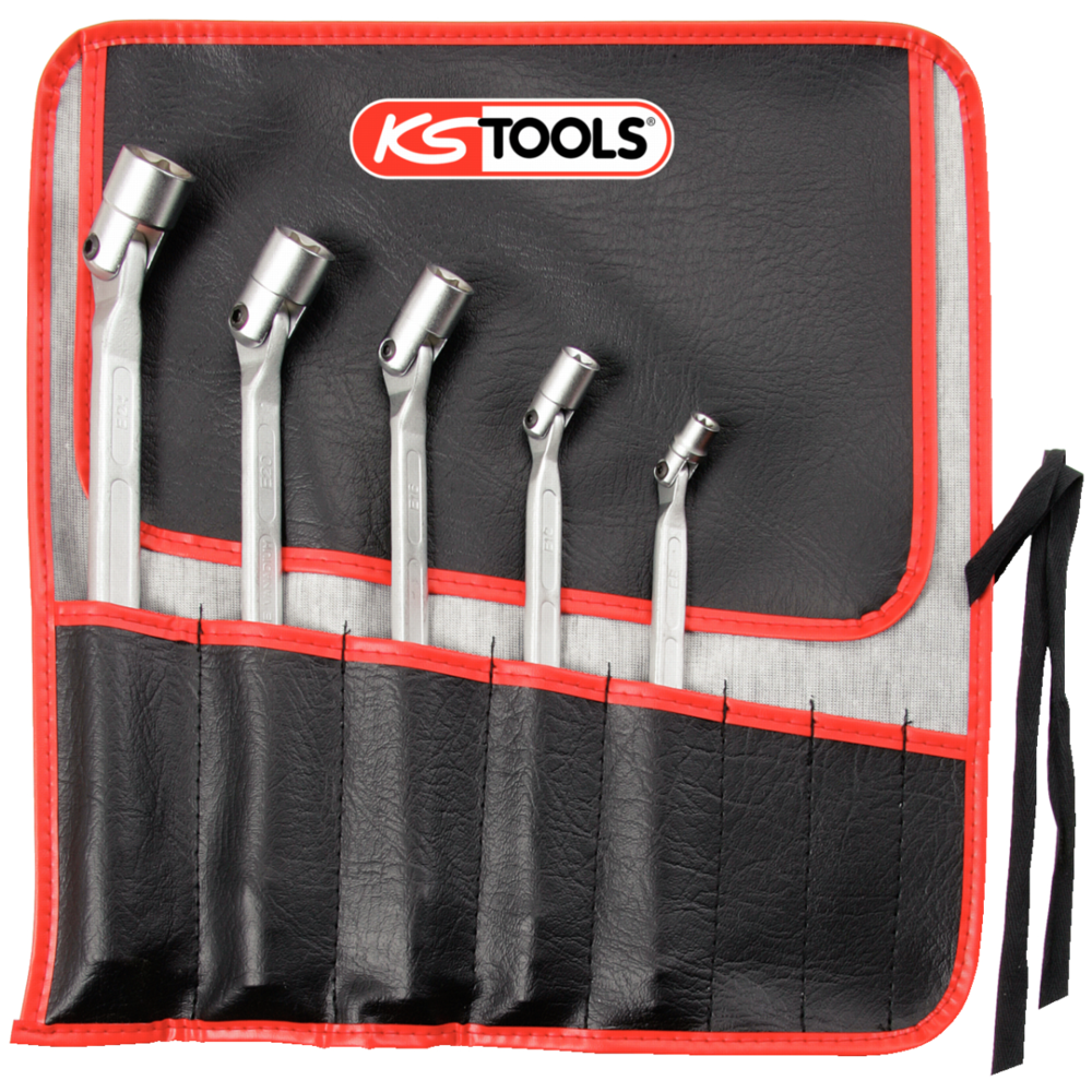 Ks Tools - Trousse de 5 pièces de clés à douilles articulés TORX-CRV KS TOOLS 517.0340 - Clés et douilles
