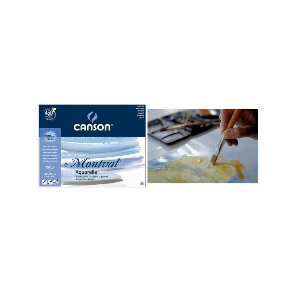 Canson - CANSON Bloc papier dessin 'Montval', 240 x 320 mm, 200 g/m2 () - Outils et accessoires du peintre