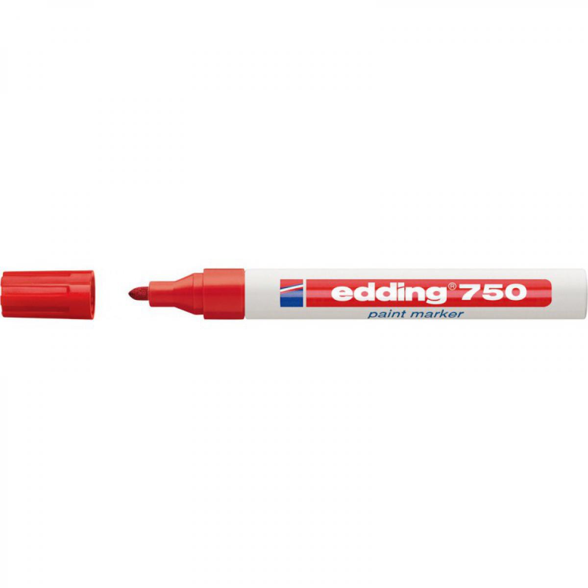 Edding - Marqueur. 750 rouge Edding - Pointes à tracer, cordeaux, marquage