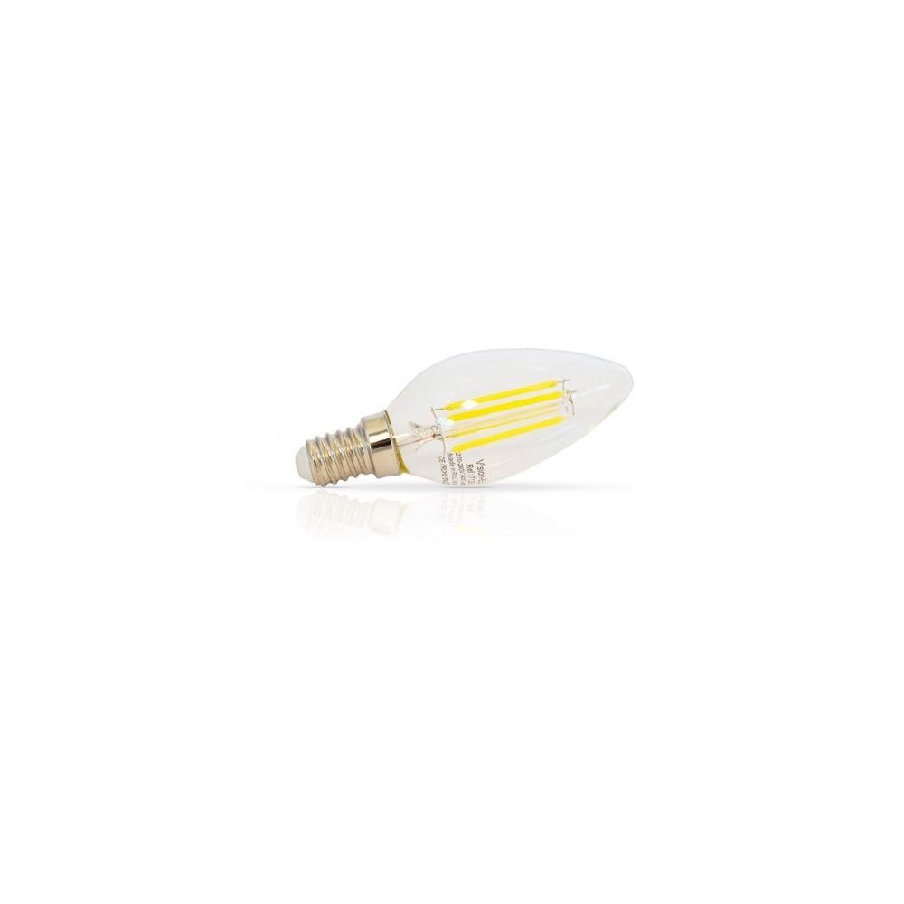 Vision-El - Ampoule LED E14 Filament Flamme 4W 4000 K - Ampoules LED