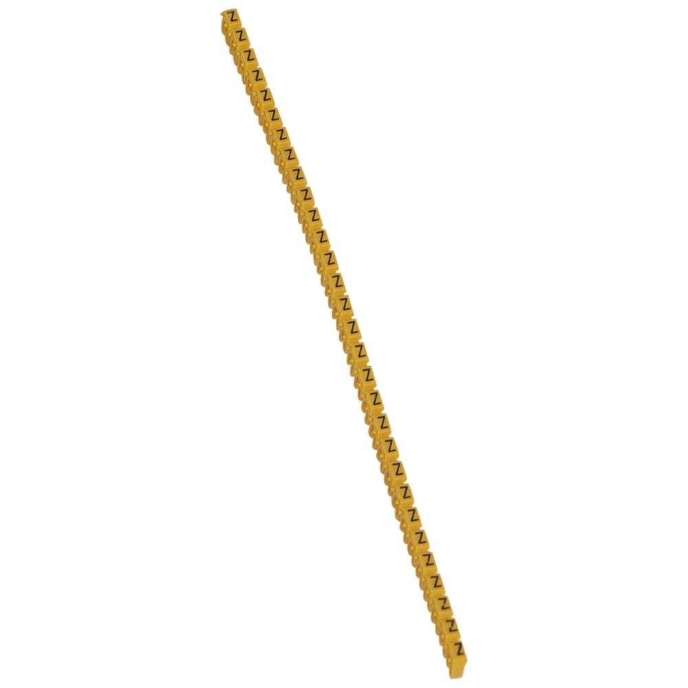 Legrand - repère pour fil de 1.5 à 2.5 mm2 - lettre z - couleur jaune - legrand cab 3 - Accessoires de câblage
