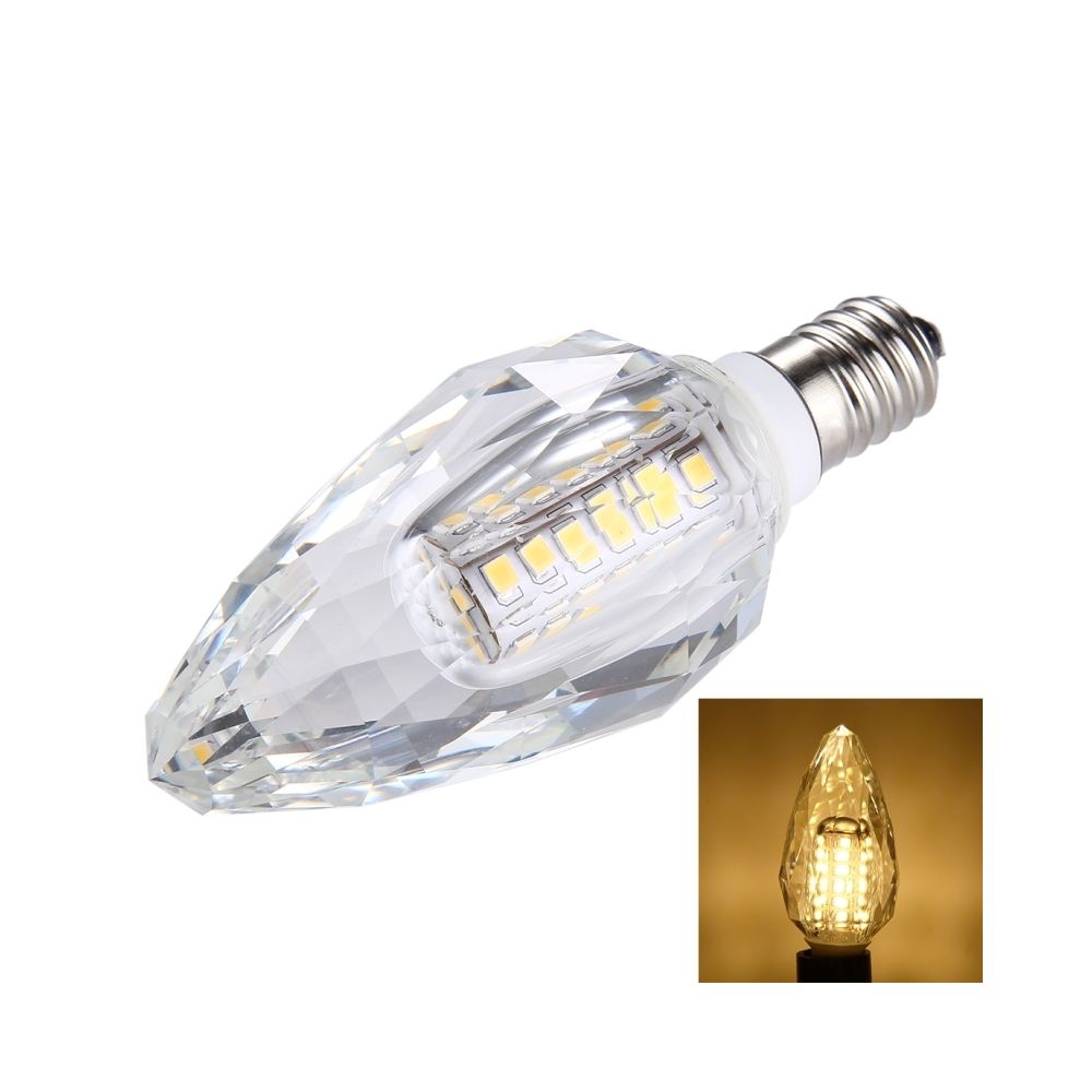 Wewoo - Ampoule blanc [220V] E14 3W 40 LEDs SMD 2835 K5 cristal + en céramique à économie d'énergie de maïs chaud - Ampoules LED