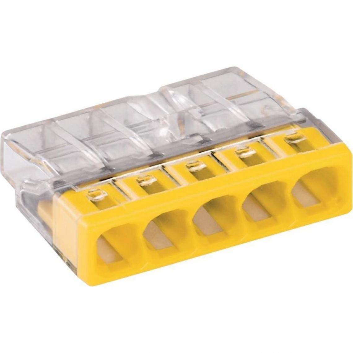 marque generique - Domino 5x0,5-2,5qmm jaune - Blocs multiprises