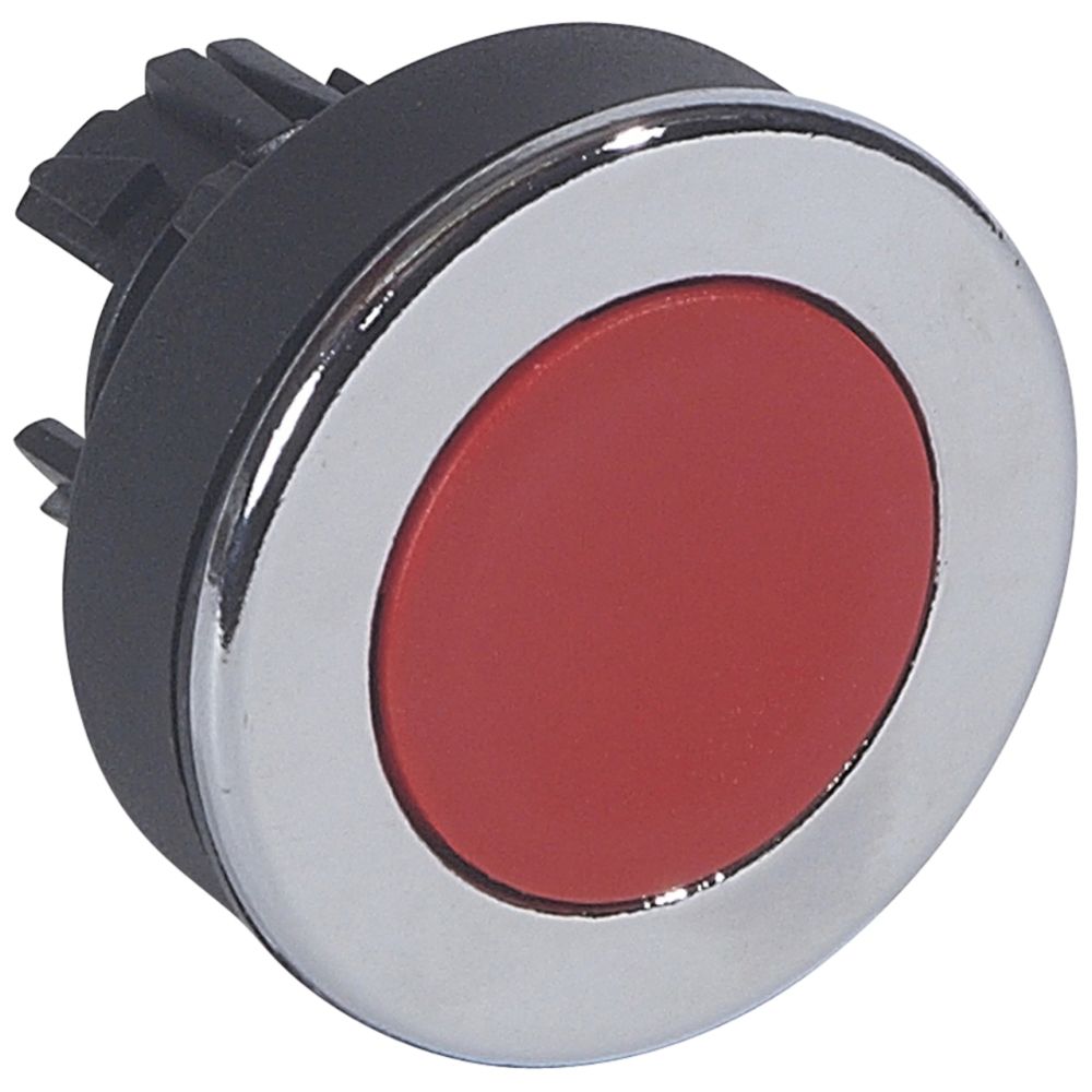 Legrand - tête non lumineuse à impulsion super affleurante rouge - Autres équipements modulaires