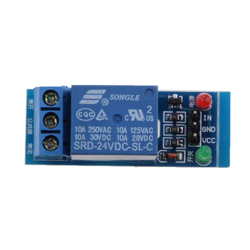 marque generique - Dc 24v 1 canal module de relais panneau blindé niveau bas triger pour arduino - Appareils de mesure