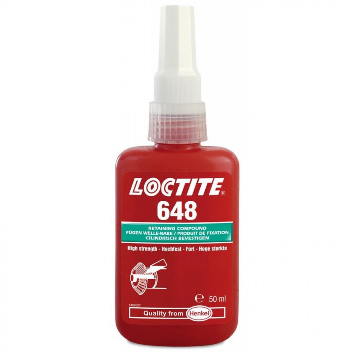 Loctite - Fixation de scellement de douille et de palier Loctite 648 5ml - Colle & adhésif