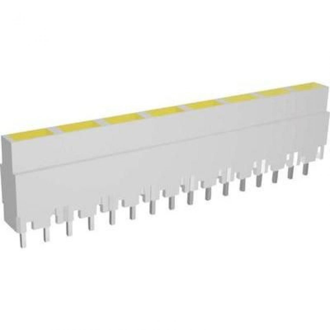 Inconnu - Rangée de LEDs Signal Construct ZALW 081 8 prises jaune (L x l x h) 40.8 x 3.7 x 9 mm 1 pc(s) - Fiches électriques