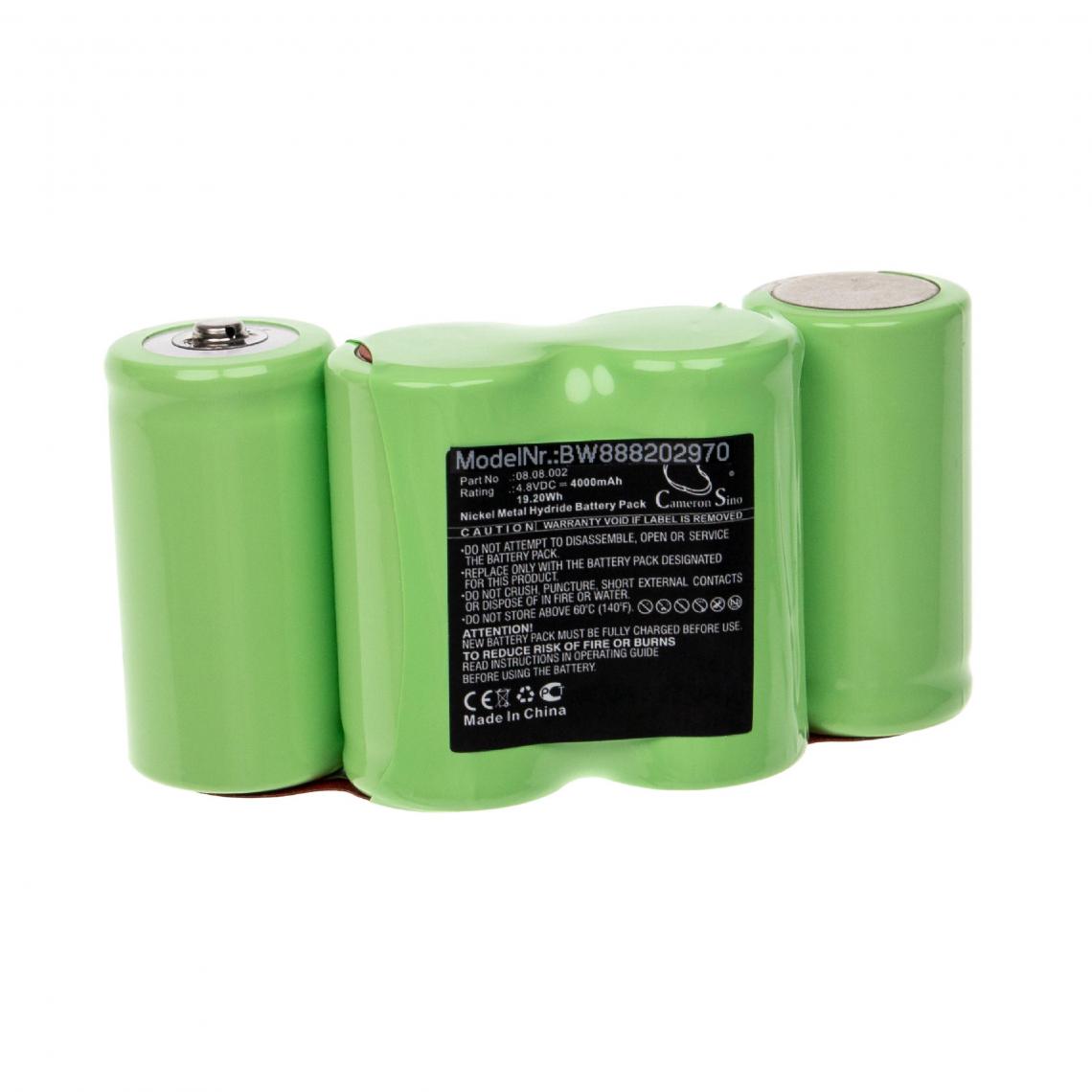 Vhbw - vhbw Batterie remplacement pour Theis 08.08.002 pour outil de mesure (4000mAh, 4,8V, NiMH) - Piles rechargeables
