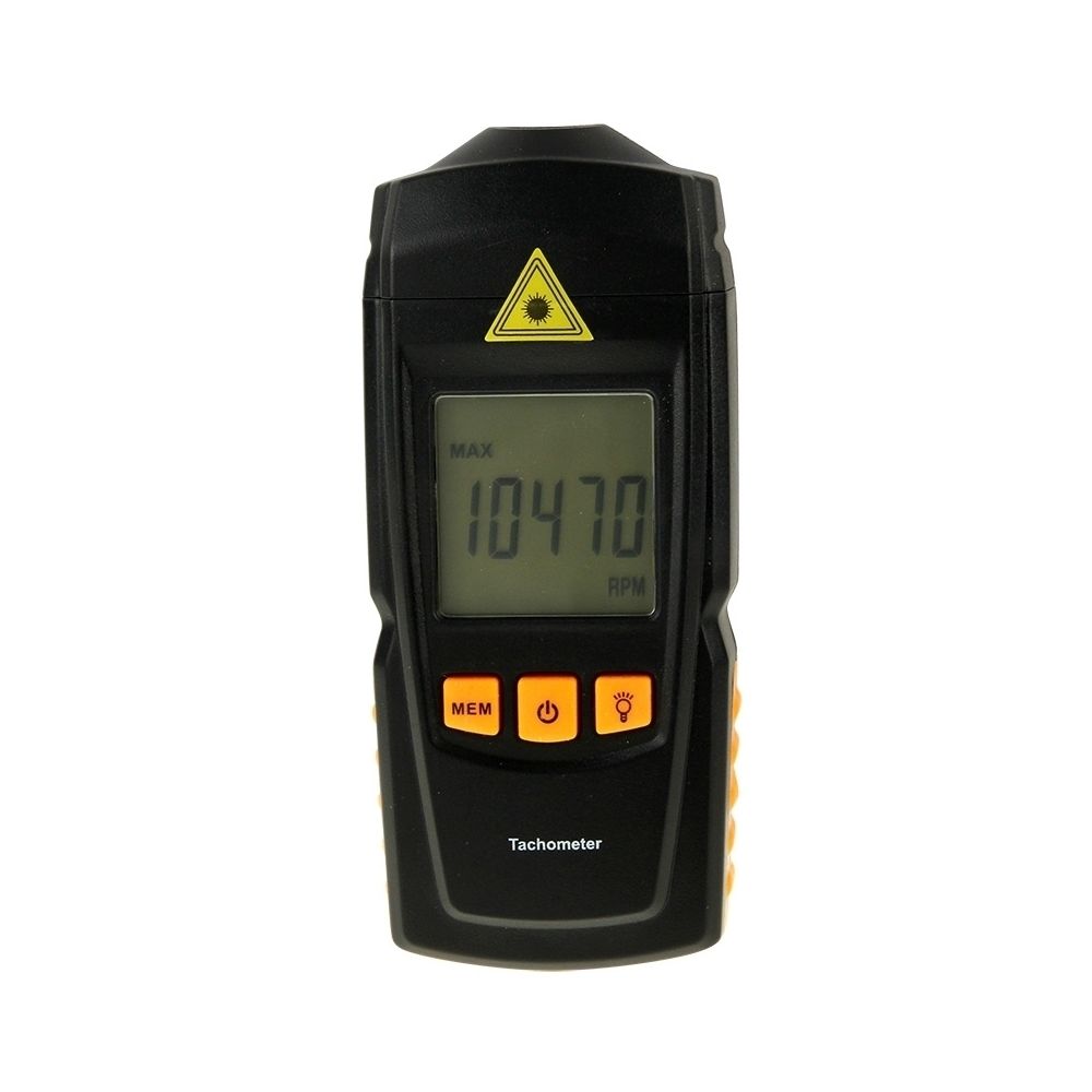 Wewoo - Gamme de tachymètre numérique tenu dans la main laser de GM8905 2.5-99999RPM - Appareils de mesure