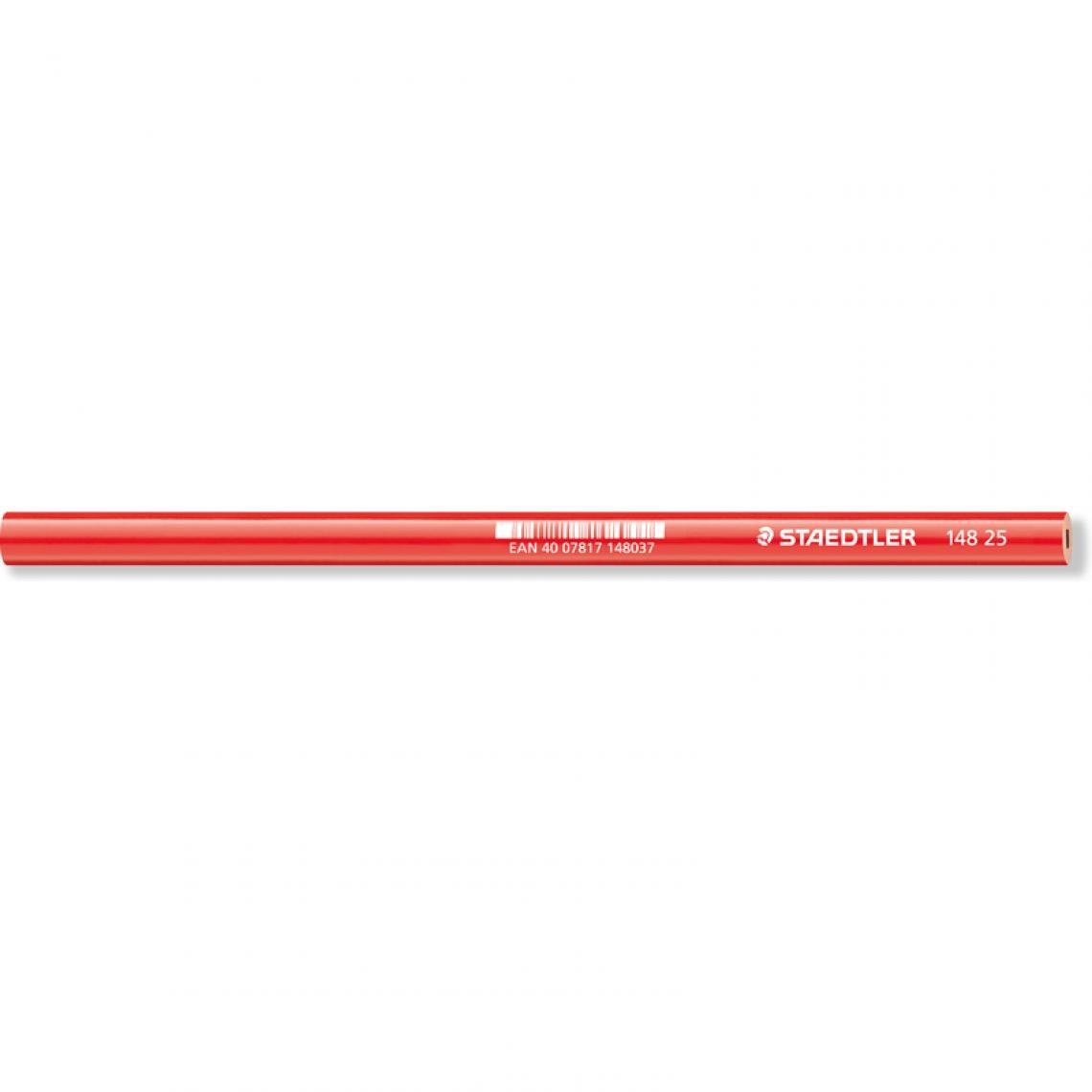 Staedtler - STAEDTLER Crayon de charpentier, ovale, marron rouge () - Scies de table