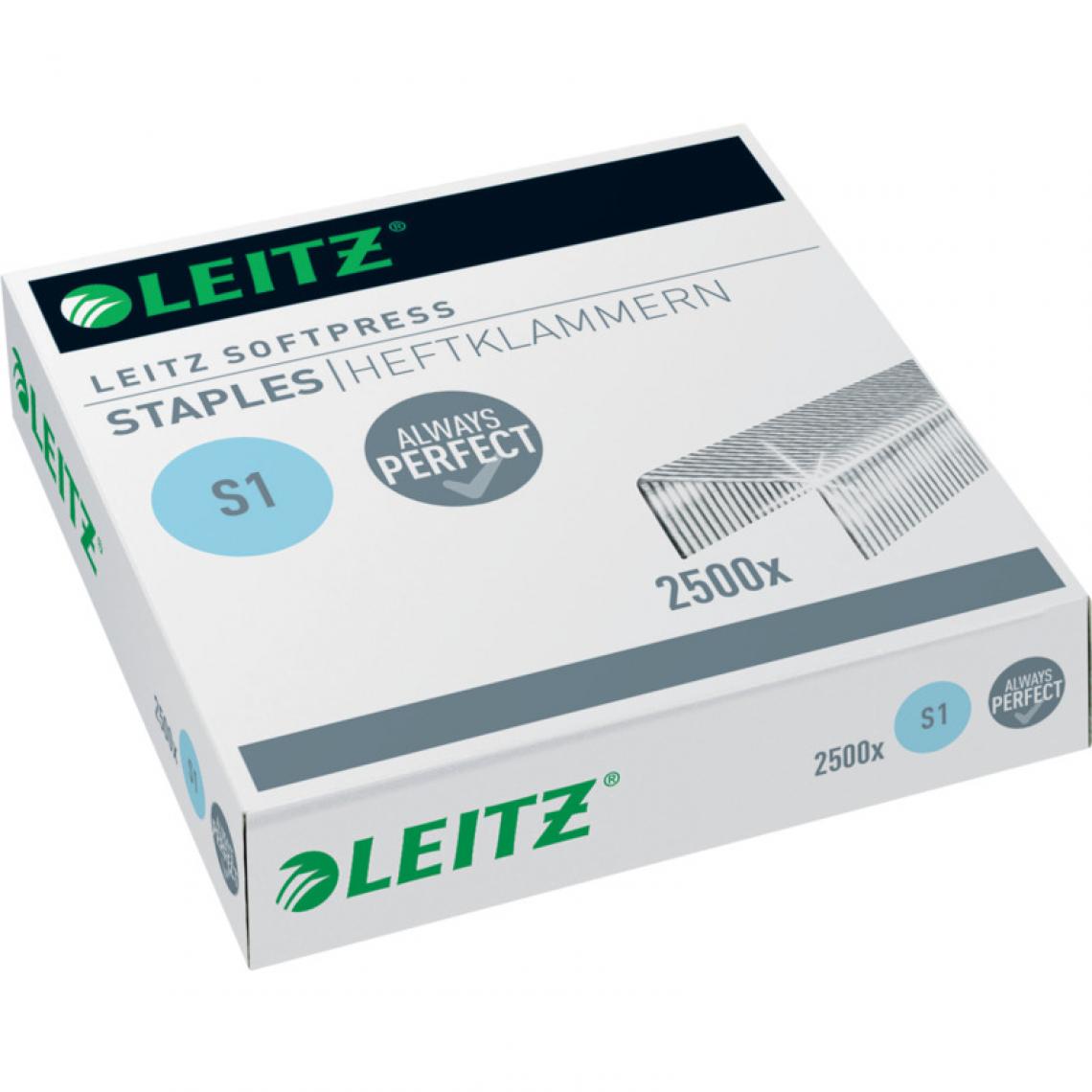 Leitz - LEITZ Agrafes Softpress, galvanisé () - Boulonnerie