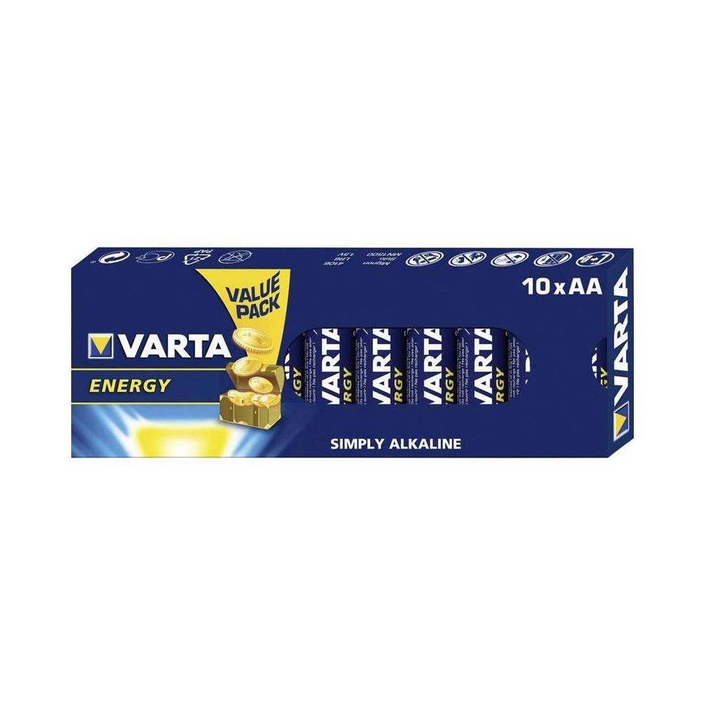 Varta - VARTA Lot de 10 piles AA ENERGY - Piles standard