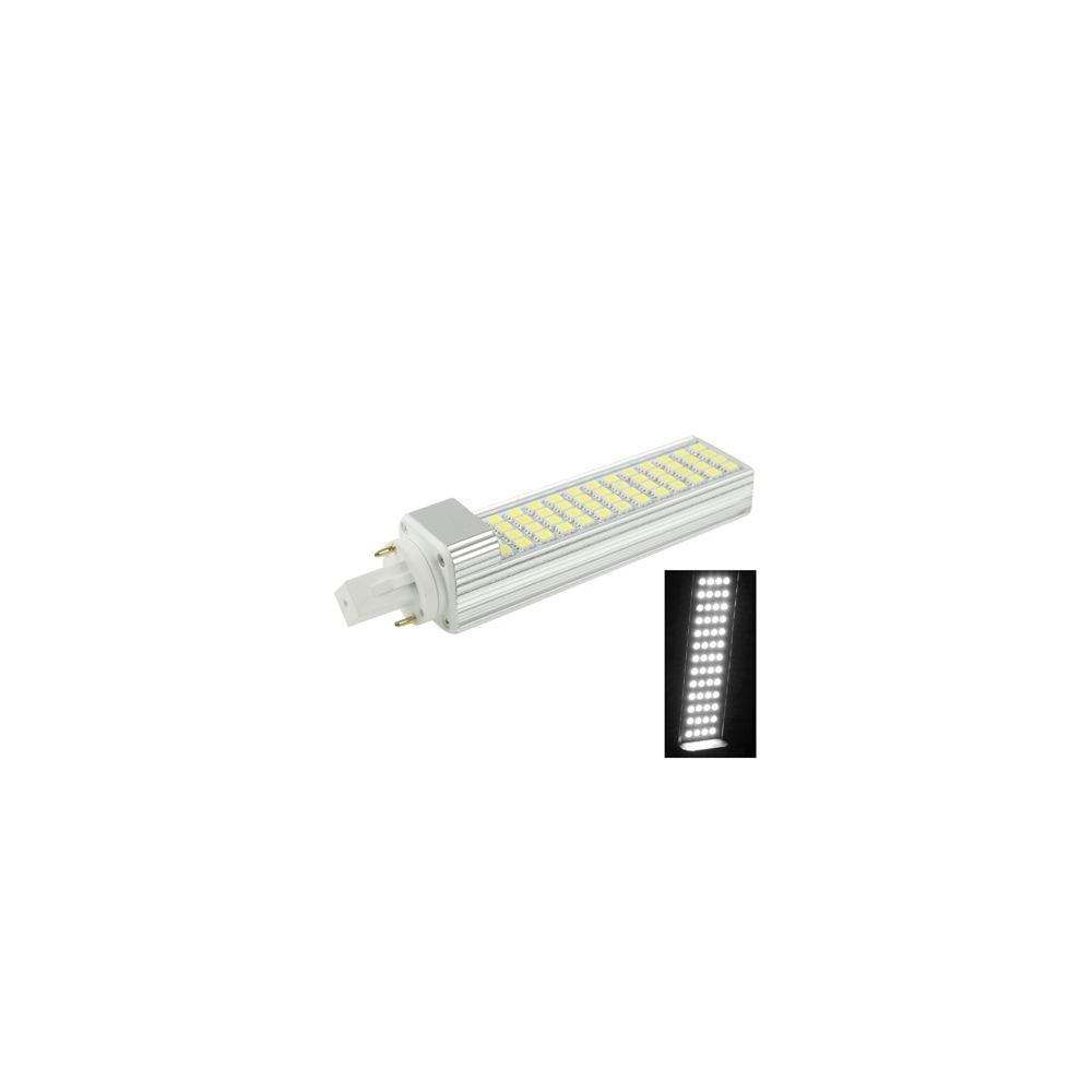 Wewoo - Ampoule LED Horizontale blanc G24 12W 52 5050 SMD transversale, AC 220V - Ampoules LED