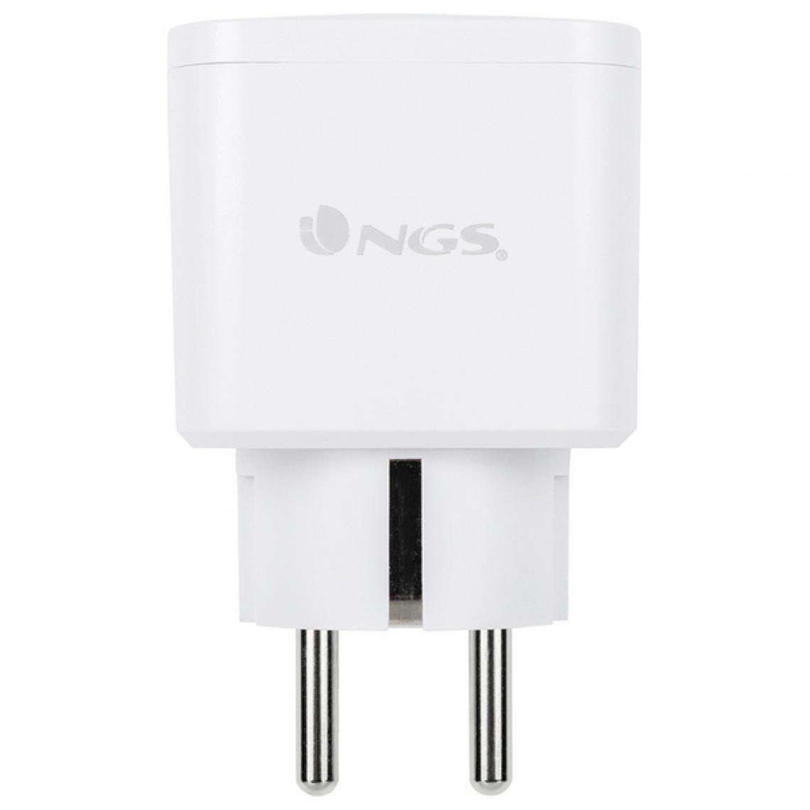 Ngs - Prise Intelligente NGS Plug Loop WiFi 3680W Blanc - Interrupteurs et prises en saillie