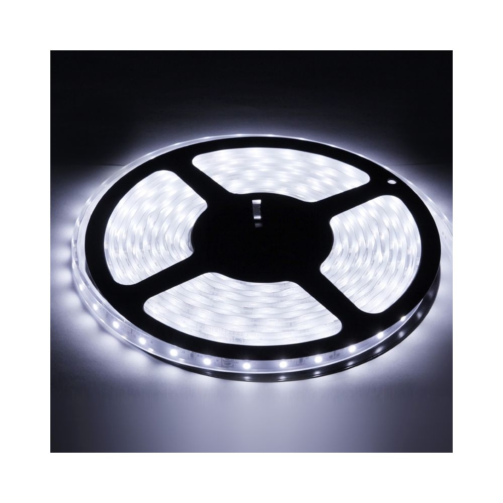 Wewoo - Ruban LED Waterproof Lumière blanche imperméable de corde de 6000-6500K 3528 SMD de boîtier, 60 / M, longueur: 5M - Ruban LED