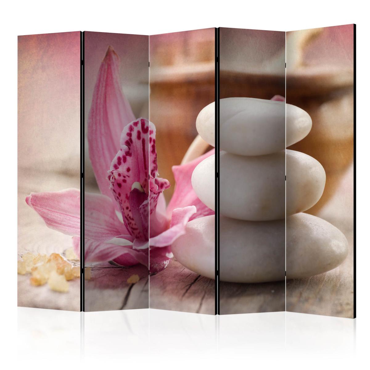 Bimago - Paravent 5 volets - Aromatherapy II [Room Dividers] - Décoration, image, art | 225x172 cm | XL - Grand Format | - Cloisons
