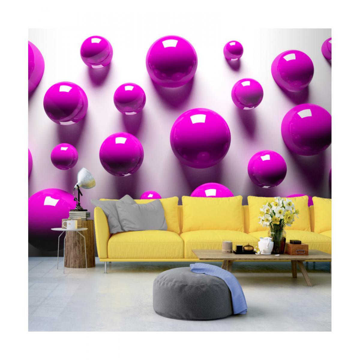Artgeist - Papier peint - Purple Balls 100x70 - Papier peint