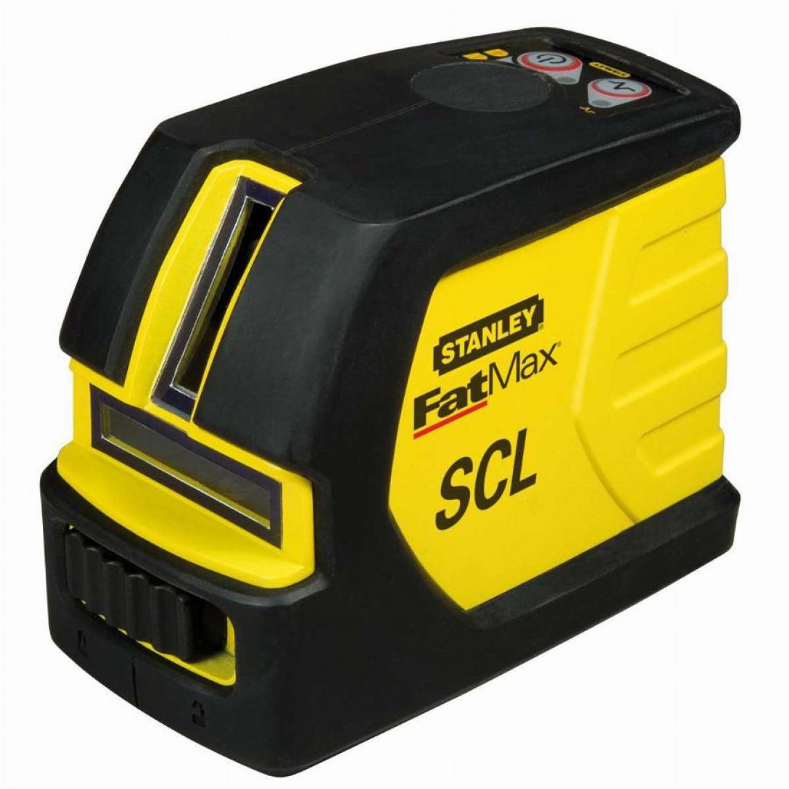 Stanley - Laser Stanley SCL Croix automatique + Sac de transport, mini trépied, cible - 1-77-320 - Niveaux lasers