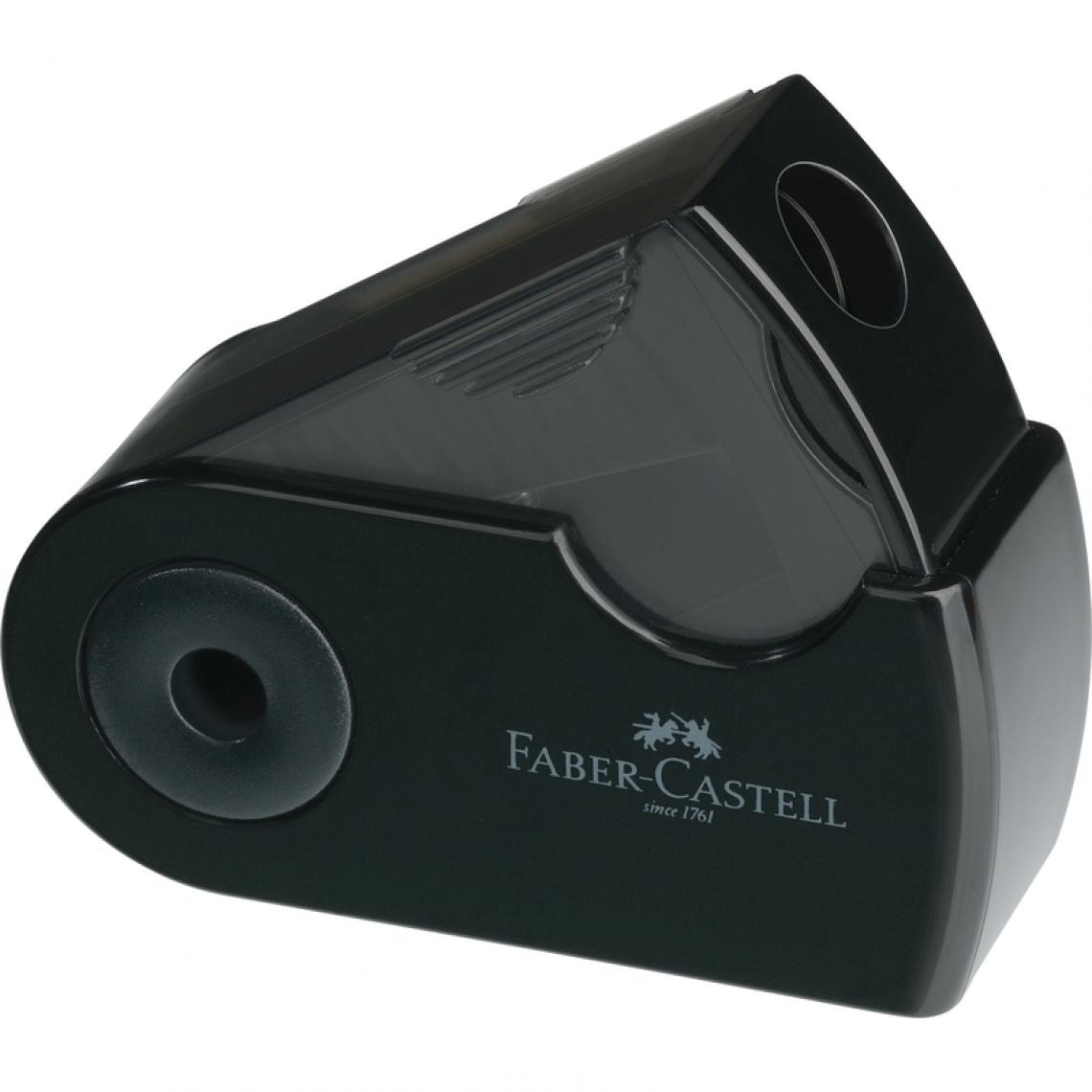 Faber-Castell - FABER-CASTELL Taille-crayon SLEEVE MINI, noir () - Outils et accessoires du peintre