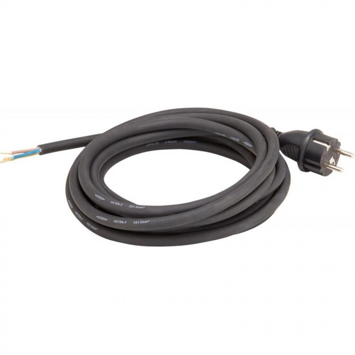 marque generique - Cable H07RN-F3G15 5m FORTIS - Rallonges domestiques