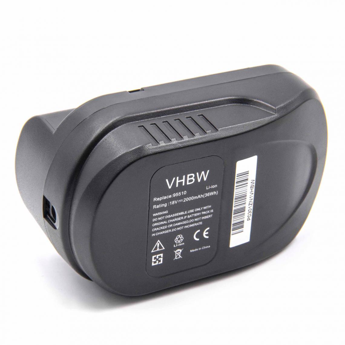 Vhbw - vhbw Li-Ion batterie 2000mAh (18V) pour outil électrique outil Powertools Tools Güde GHS 520 18 Li-Ion (95515), GHS 520 18 Li-Ion (95519) - Accessoires vissage, perçage