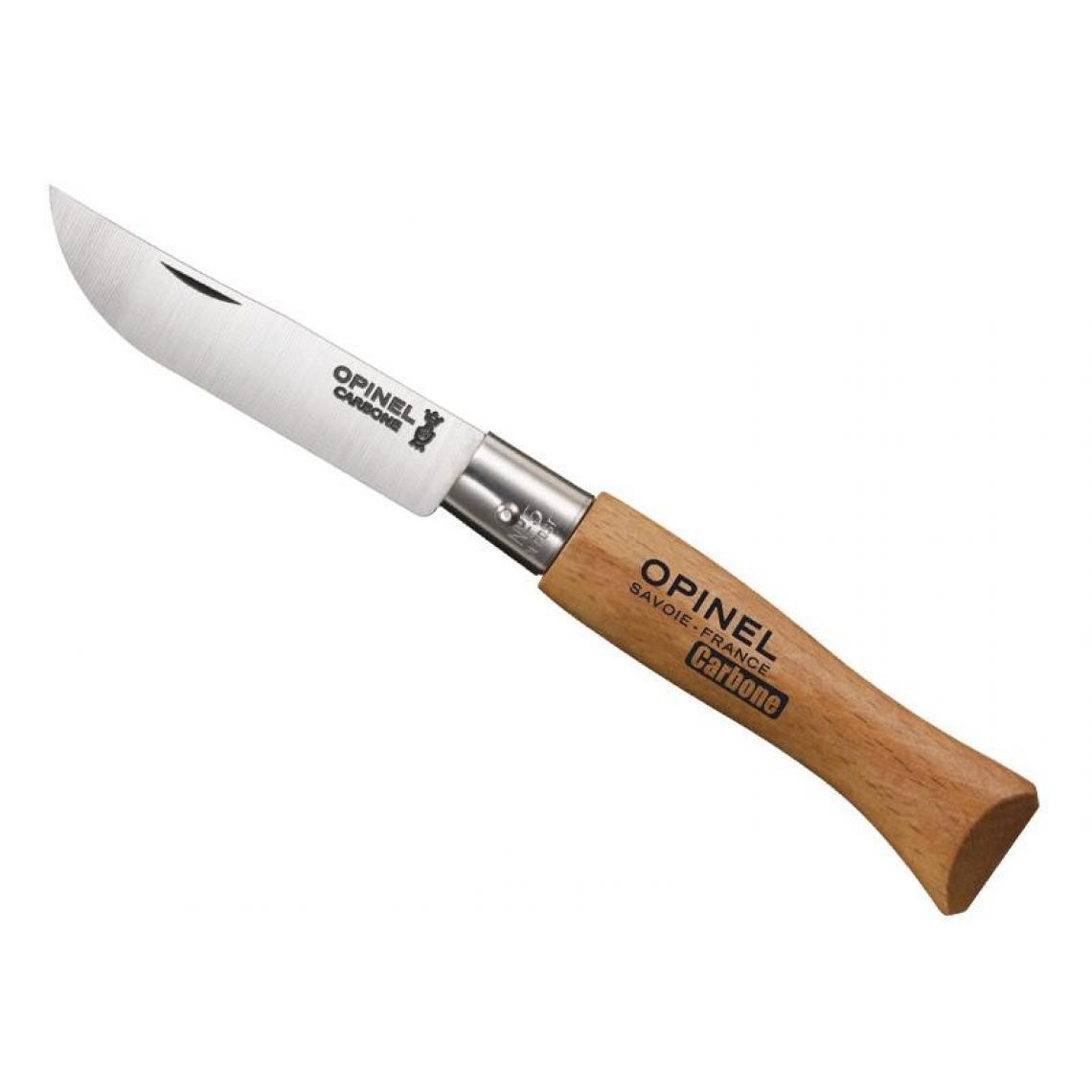 Opinel - OPINEL - 940.05 - BOITE 12 OPINEL N.5 CARBONE - Outils de coupe