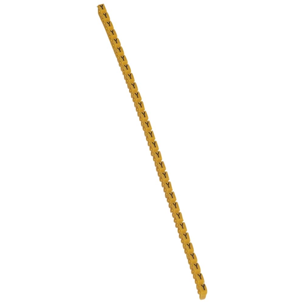 Legrand - repère pour fil de 1.5 à 2.5 mm2 - lettre y - couleur jaune - legrand cab 3 - Accessoires de câblage