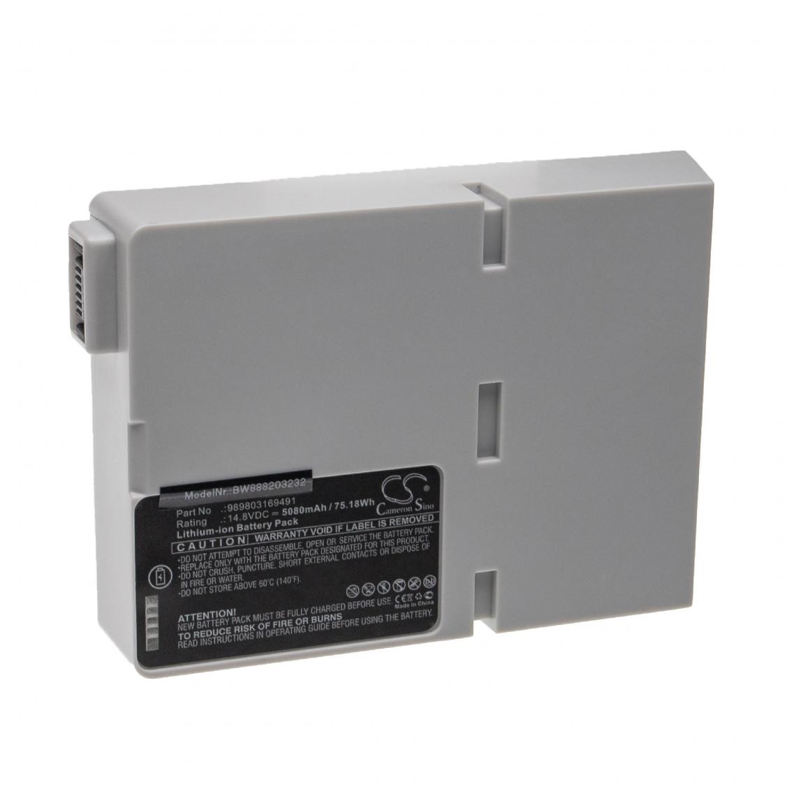 Vhbw - vhbw Batterie compatible avec Philips Moniteur Invivo 9064 appareil médical (5080mAh, 14,8V, Li-ion) - Piles spécifiques