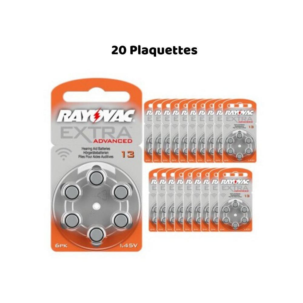 Rayovac - Piles Auditives Rayovac 13, 20 Plaquettes - Piles rechargeables