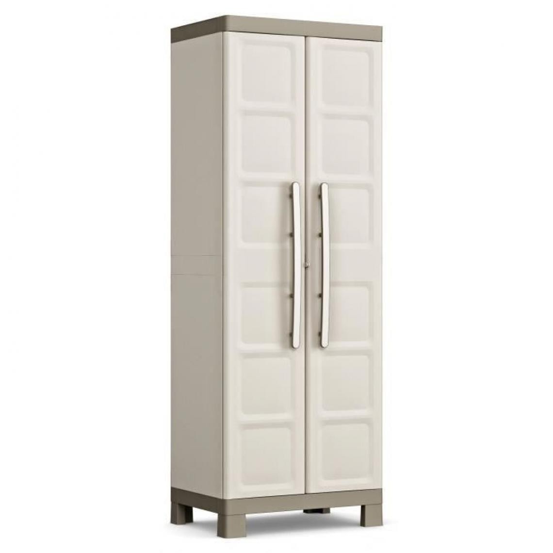 Keter - Armoire Utilitaire EXCELLENCE - Beige et Taupe - Armoires
