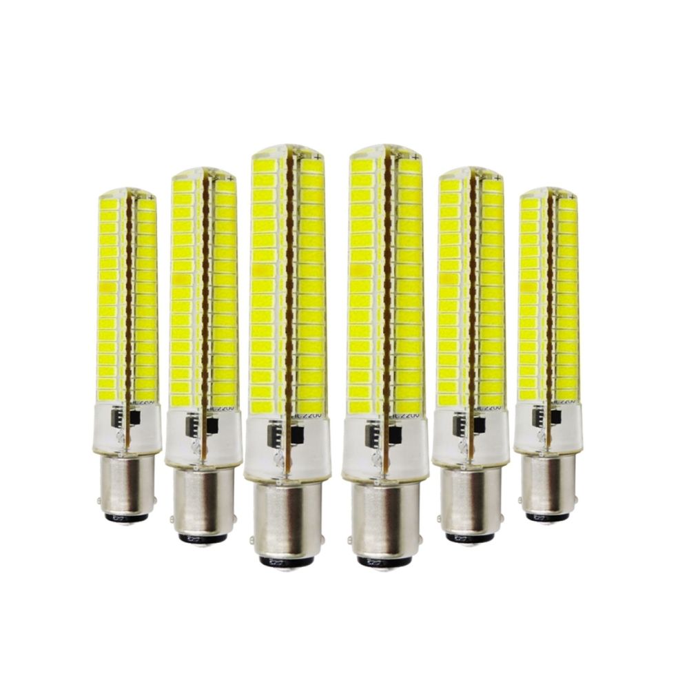 Wewoo - Ampoule LED SMD 5730 6PCS BA15D 7W AC 200-240V 136LEDs SMD 5730 Lampe en silicone à économie d'énergie (Blanc froid) - Ampoules LED
