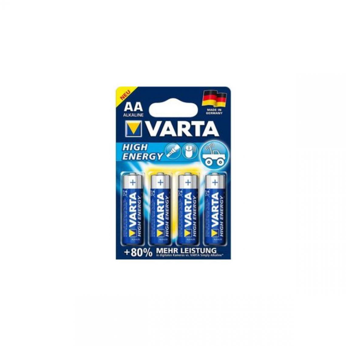 Varta - Piles alcalines VARTA LR6 AA LONG POWER X4 - Piles standard