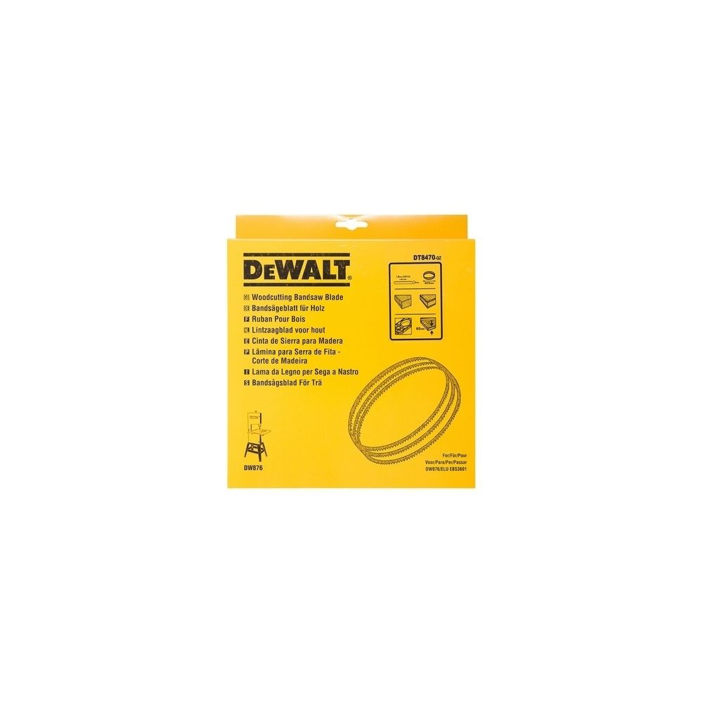 Dewalt - DEWALT Lame pour scies à ruban DW876 (débit bois agglo. __ 20 mm __ dt8474) - Accessoires sciage, tronçonnage