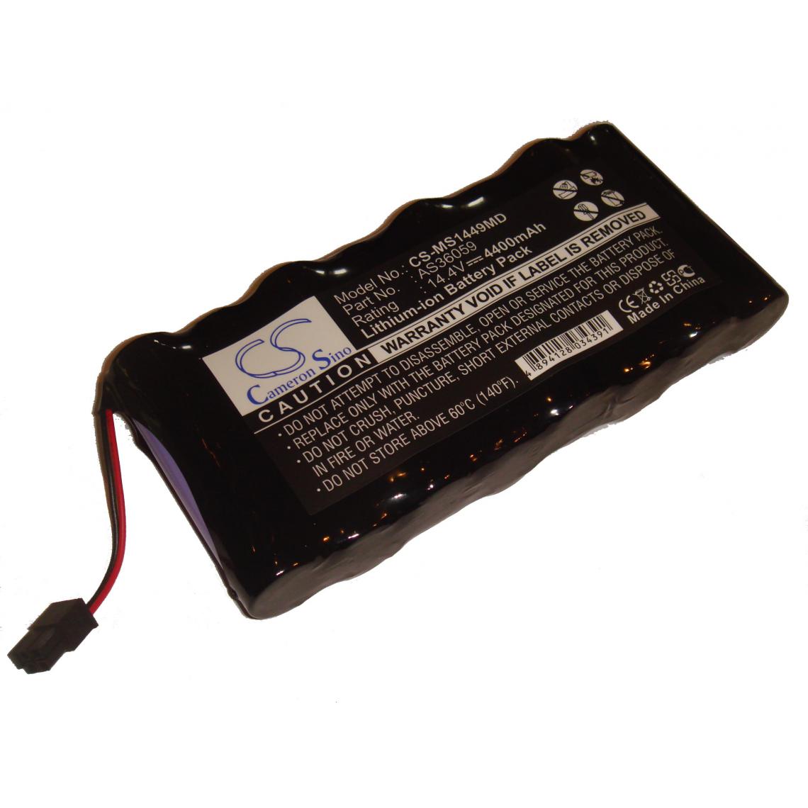 Vhbw - vhbw Batterie Li-Ion 4400mAh (14.4V) pour moniteur de contrôle Critikon Systems Dinamap Plus 8710, 8720, 8725 remplace AS36059. - Piles spécifiques