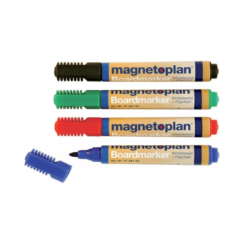 Magnetoplan - Lot de 4 marqueurs - Visserie