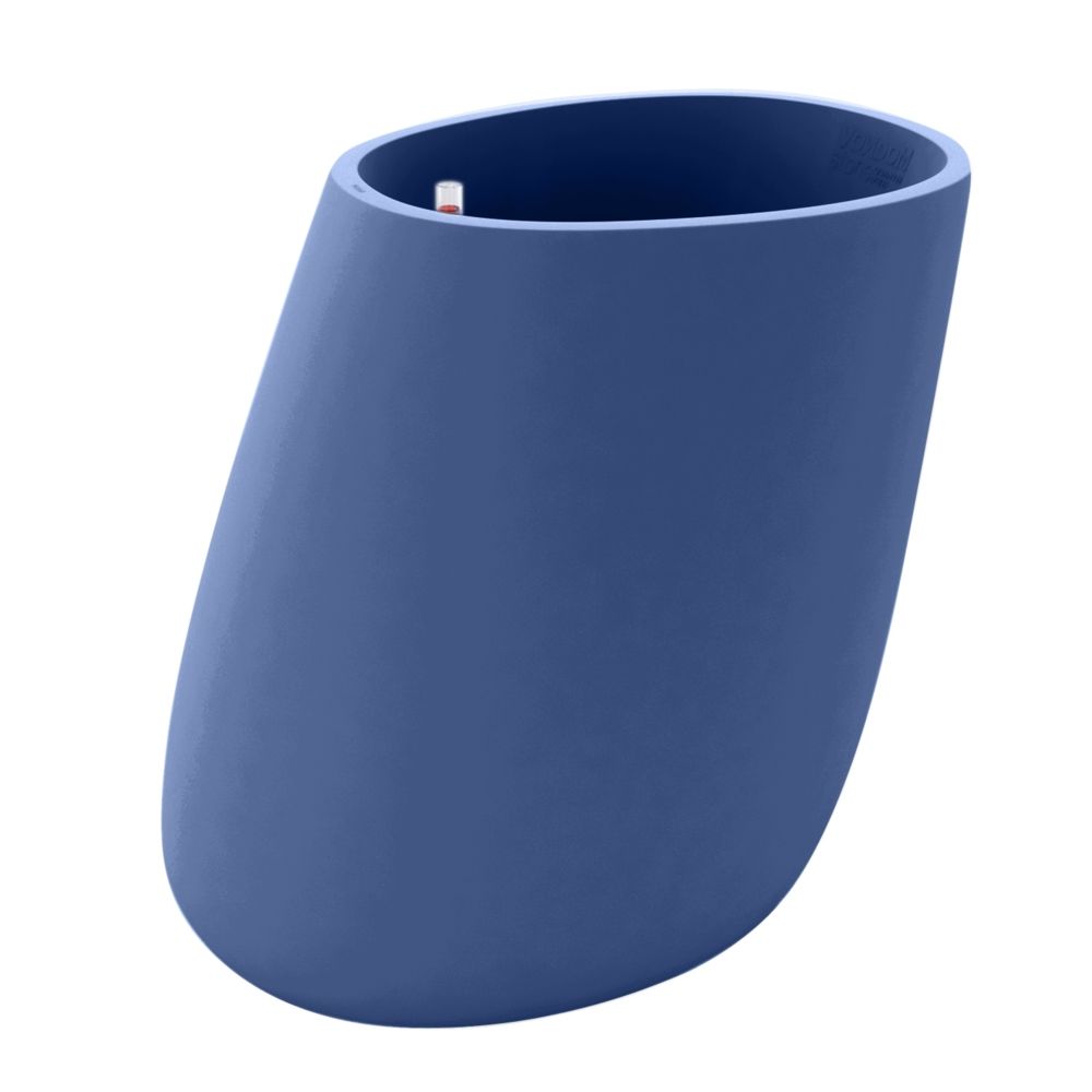 Vondom - Pot de fleurs Stone - 140 - Système d'arrosage - bleu marine - Poterie, bac à fleurs